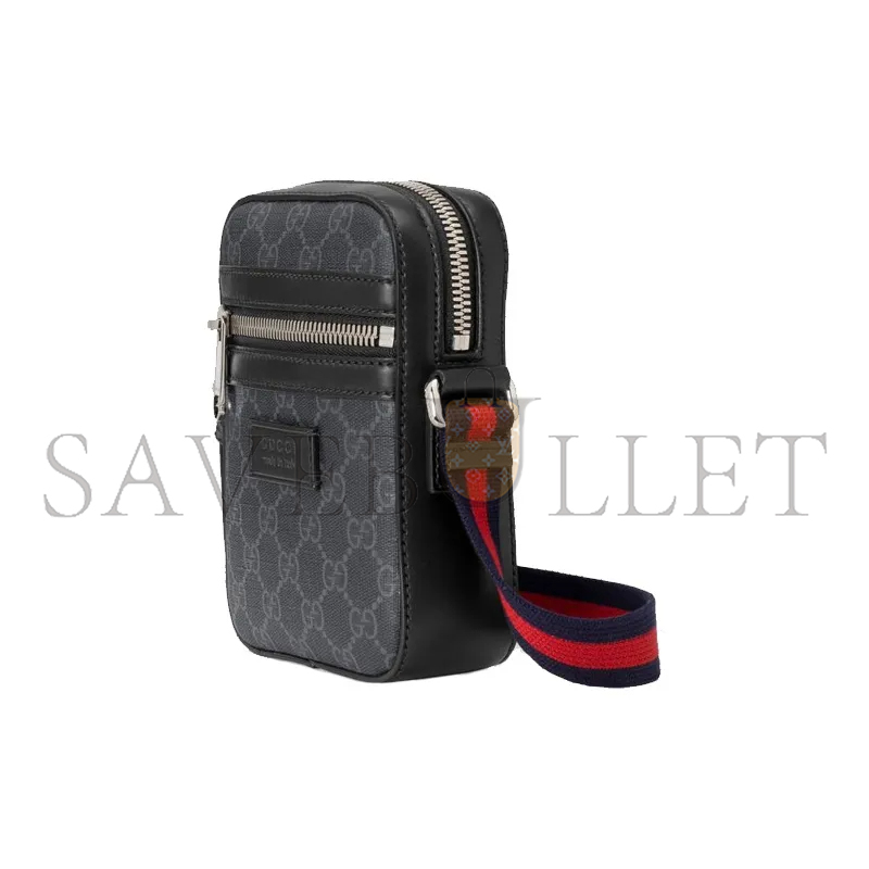 GUCCI GG BLACK MESSENGER 598103 (18*14*6cm)